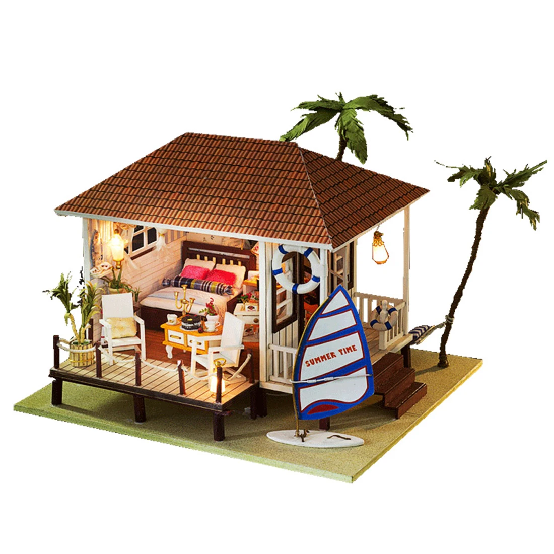 Hot DIY Creative Handmade Theme Wooden Cottage Assembly Building Model Toy Set With Light Music And Dust Cover For Home Decor
Hot DIY Creative Handmade Theme Wooden Cottage Assembly Building Model Toy Set With Light Music And Dust Cover For Home Decor