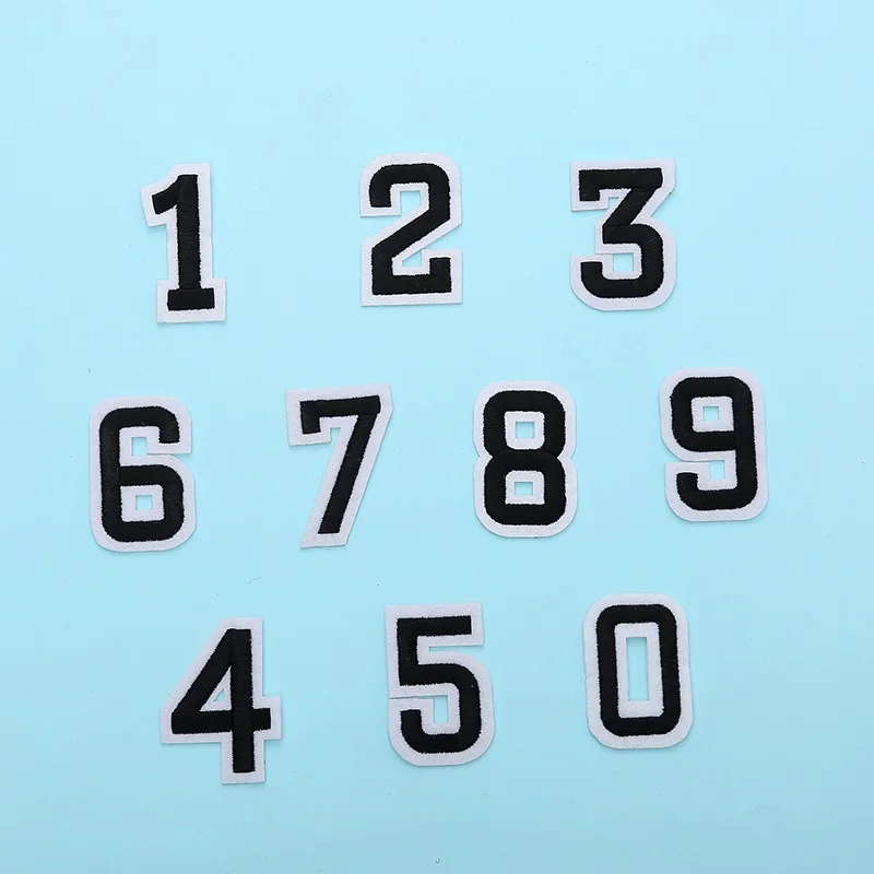 Patches Of Number Word Embroidered Iron on Patch Figure Digit for DIY Stripes Motif Appliques Garment Clothes Badge Accessories
Patches Of Number Word Embroidered Iron on Patch Figure Digit for DIY Stripes Motif Appliques Garment Clothes Badge Accessories