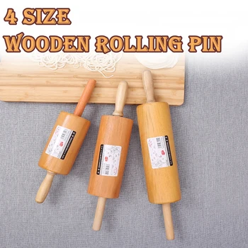 4 size Kitchen Wooden Rolling Pin Cooking Baking Tools Accessories Crafts Fondant Cake Decoration Dough Roller Noodle Biscuit
4 size Kitchen Wooden Rolling Pin Cooking Baking Tools Accessories Crafts Fondant Cake Decoration Dough Roller Noodle Biscuit
