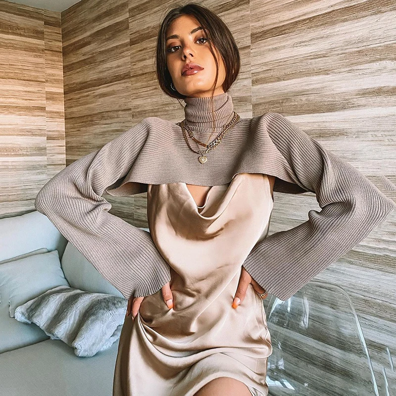 Ardm Fashion Hollow Out Women 2020 Turtleneck Arm Warmers Cropped Cable Knitted Sweater Long Sleeve Shawl Chic Tops Pullovers
Ardm Fashion Hollow Out Women 2020 Turtleneck Arm Warmers Cropped Cable Knitted Sweater Long Sleeve Shawl Chic Tops Pullovers