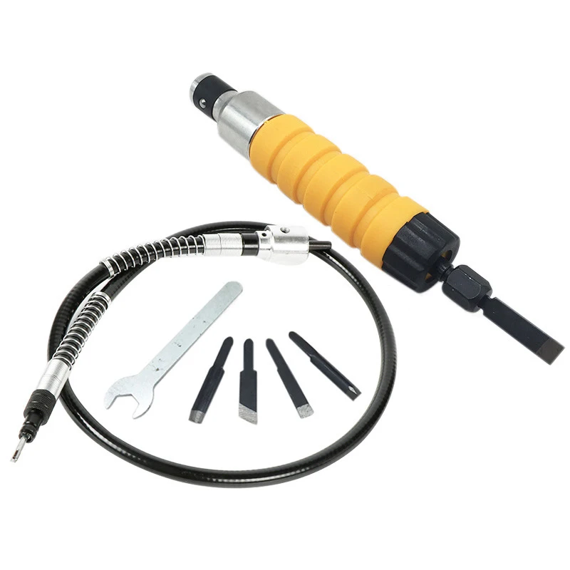 8pcs Hand Tool Wood Chisel Carving Tool Set Furniture Wood Carving Tool Electric Chisel + 5 Carving Skill Wrench Flexible Shaft
8pcs Hand Tool Wood Chisel Carving Tool Set Furniture Wood Carving Tool Electric Chisel + 5 Carving Skill Wrench Flexible Shaft