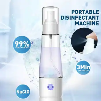 70ml 84 Disinfection Water Electrolytic Generator USB Household Sodium Hypochlorite Generator Disinfectant Liquid Making Machine
70ml 84 Disinfection Water Electrolytic Generator USB Household Sodium Hypochlorite Generator Disinfectant Liquid Making Machine