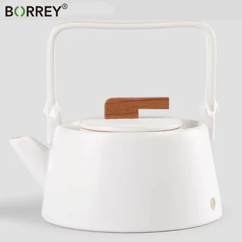 BORREY 800Ml Retro Ceramic Teapot Chinese Porcelain Tea Set Puer Oolong Tea Pot Kung Fu Tea Ceremony Kettle Kitchen Water Kettle
BORREY 800Ml Retro Ceramic Teapot Chinese Porcelain Tea Set Puer Oolong Tea Pot Kung Fu Tea Ceremony Kettle Kitchen Water Kettle