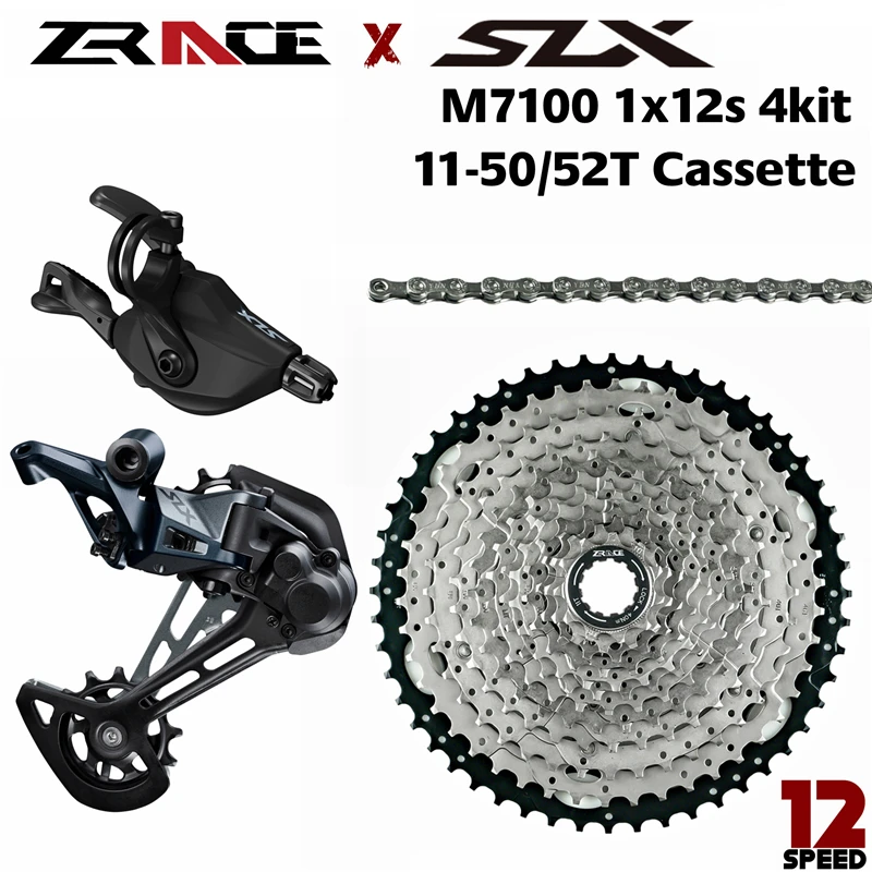 Shimano SLX SL-M7100-R + RD-M7100-SGS + ZRACE Cassette + ZRACE Chains 1x12-speed,MTB Bike Suit,Bicycle parys Set,4 kit Groupset
Shimano SLX SL-M7100-R + RD-M7100-SGS + ZRACE Cassette + ZRACE Chains 1x12-speed,MTB Bike Suit,Bicycle parys Set,4 kit Groupset