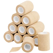 18 Pack 7.5cm Self Adherent Cohesive Wrap Bandages Breathable Wound Tape, Bandage Wrap for Wrist, Ankle
18 Pack 7.5cm Self Adherent Cohesive Wrap Bandages Breathable Wound Tape, Bandage Wrap for Wrist, Ankle