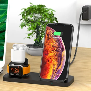 Multi-Function Wireless Charger Mobile Phone Holder Base 10W Qi Fast Charger for Iphone Black
Multi-Function Wireless Charger Mobile Phone Holder Base 10W Qi Fast Charger for Iphone Black