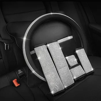 HotArtificial Rhinestones Car Steering Wheel Cover PU Leather Auto Accessories Case Car Styling Car Interior Accessories
HotArtificial Rhinestones Car Steering Wheel Cover PU Leather Auto Accessories Case Car Styling Car Interior Accessories