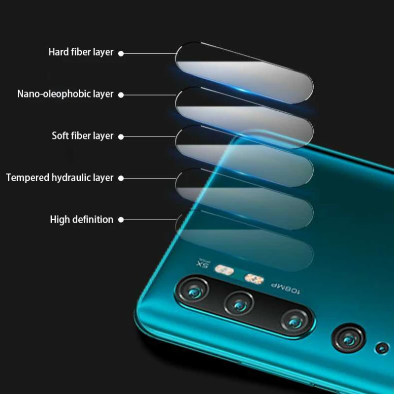Tempered Glass Film Ultra-thin Rear Camera Lens Tempered Glass HD Film Protector Shatter-proof Camera Film For Xiaomi Note 10