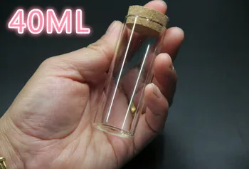 100PCS 30*80mm 40ml Empty Glass Transparent Clear Bottles With Cork Stopper Glass Vials Jars Storage Bottles Test Tube Jars
100PCS 30*80mm 40ml Empty Glass Transparent Clear Bottles With Cork Stopper Glass Vials Jars Storage Bottles Test Tube Jars
