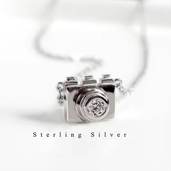S925 Pure Silver Small Camera Necklace Chain Student Jewelry 's Clavicle Chain Personality Creativity Silver Ins Women Lace Ios
S925 Pure Silver Small Camera Necklace Chain Student Jewelry 's Clavicle Chain Personality Creativity Silver Ins Women Lace Ios