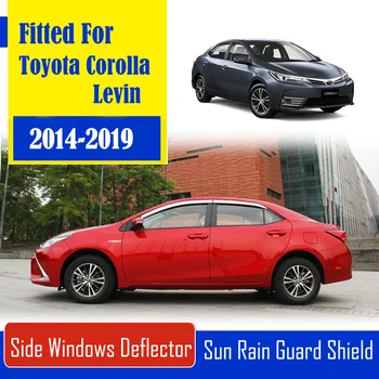 1 Set Chrome Side Vent Sun Shade Window Visors Rain Guard Deflectors For Toyota Corolla Levin 2014-2018
1 Set Chrome Side Vent Sun Shade Window Visors Rain Guard Deflectors For Toyota Corolla Levin 2014-2018