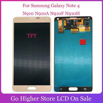 TFT Gold For Samsung Galaxy Note 4 Note4 N910 N910A N910F N910H LCD Display Touch Screen Digitizer Assembly + Frame For note 4
TFT Gold For Samsung Galaxy Note 4 Note4 N910 N910A N910F N910H LCD Display Touch Screen Digitizer Assembly + Frame For note 4