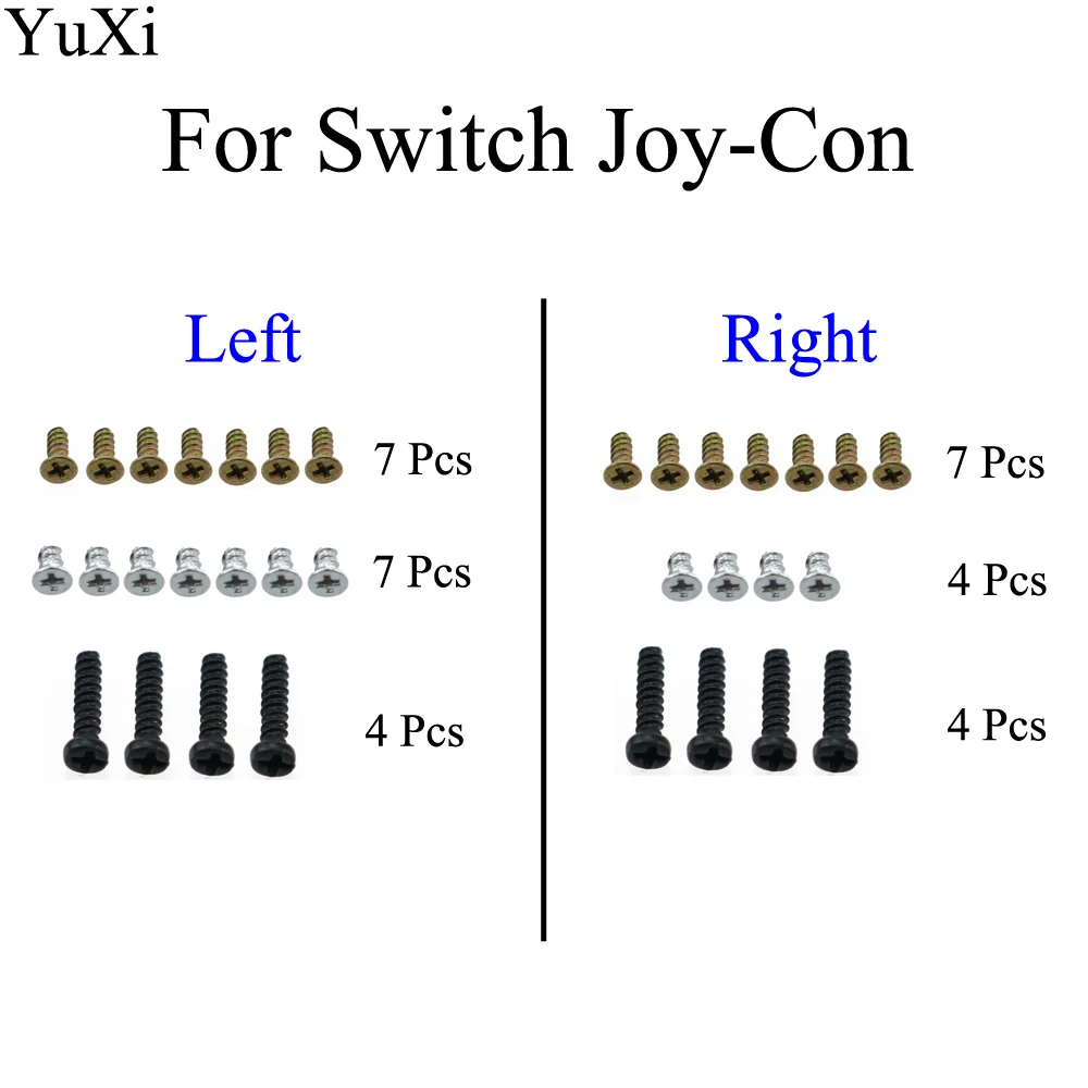 YuXi Full set Screw For Nintendo Switch Joy-Con NS NX Console Replacement Screws Set
YuXi Full set Screw For Nintendo Switch Joy-Con NS NX Console Replacement Screws Set
