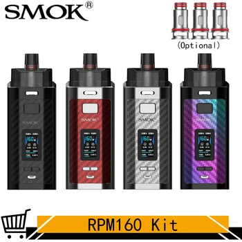 SMOK RPM160 Kit Vape 160W Dual 18650 Battery 7.5ml Tank DL Vaping Mesh 0.15ohm IQ-160 Chipset Electronic Cigarette
SMOK RPM160 Kit Vape 160W Dual 18650 Battery 7.5ml Tank DL Vaping Mesh 0.15ohm IQ-160 Chipset Electronic Cigarette