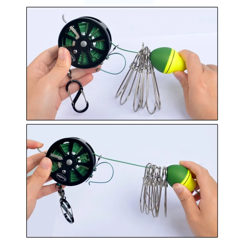 Fishing Tackle Stringer Fishing Floats Reel Fishing Lock Buckle Stainless Steel Reel Lanyard Live Fish Lock Belt Hot
Fishing Tackle Stringer Fishing Floats Reel Fishing Lock Buckle Stainless Steel Reel Lanyard Live Fish Lock Belt Hot