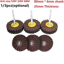1/3Pcs 80mm Grinding Wheel 80*6mm Shaft Mounted Emery Wire Grinding Wheel Radial Abrasive Polishing Brush Rotary Tools
1/3Pcs 80mm Grinding Wheel 80*6mm Shaft Mounted Emery Wire Grinding Wheel Radial Abrasive Polishing Brush Rotary Tools