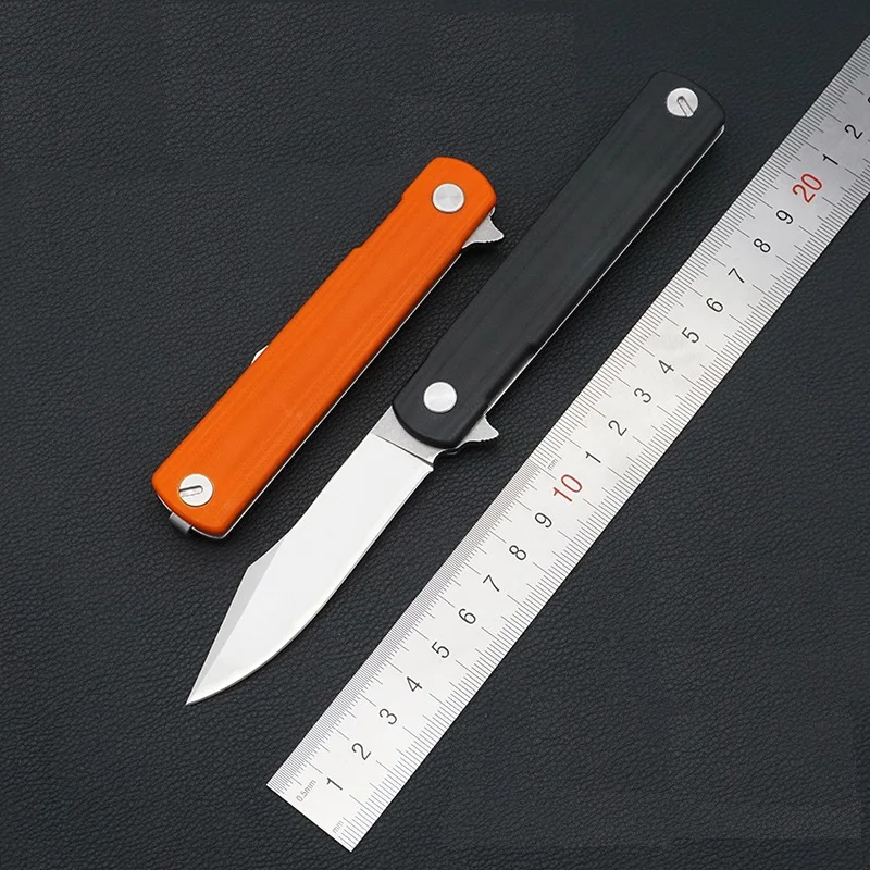 G10 Handle Small Folding Knife 9Cr18MoV Blade Survival Hunting Pocket Knifes Outdoor Utility Tool
G10 Handle Small Folding Knife 9Cr18MoV Blade Survival Hunting Pocket Knifes Outdoor Utility Tool