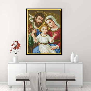 Joy Sunday Jesus cross stitch kit family portrait Character serie printed Chinese embroidery counted needlework decoration set 
Joy Sunday Jesus cross stitch kit family portrait Character serie printed Chinese embroidery counted needlework decoration set