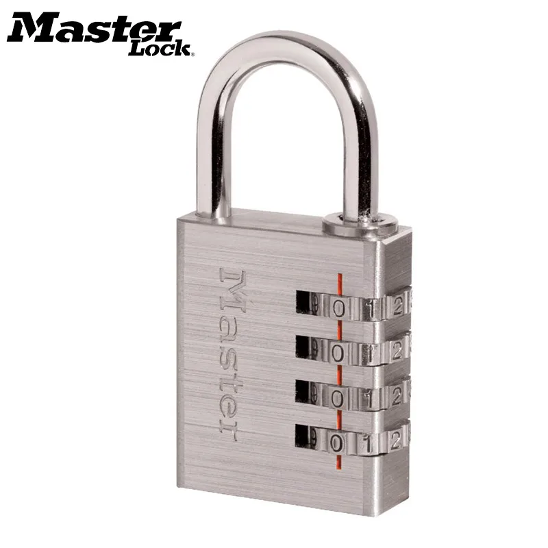 Master Lock 643D Combination Padlock Solid Metal Anti-theft 4-Digit Password Lock for Suitcase Luggage Bag Travel Code Locks (1)