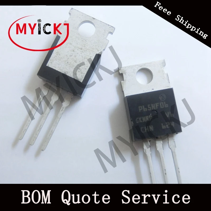 10 шт. P65NF06 TO-220 N-channel 60 V-11.5m Ω-60A-DPAK/TO-220 STripFET™II мощность MOSFET IC чип |