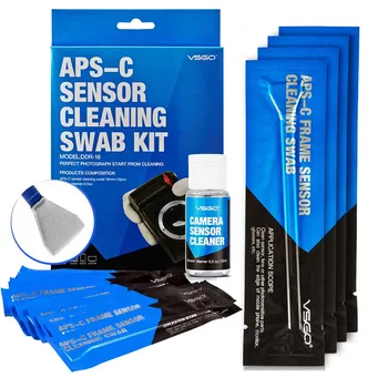 Professional Camera APS-C Sensor Cleaning Swab Kit 16mm Swab Brush 15ml Cleaning Fluid Pack For Canon Nikon Sony DSLR Camera.
Professional Camera APS-C Sensor Cleaning Swab Kit 16mm Swab Brush 15ml Cleaning Fluid Pack For Canon Nikon Sony DSLR Camera.