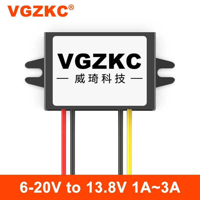 VGZKC 6-20V to 13.8V 1A 2A 3A DC power regulator 12V to 13.8V car buck-boost power supply module
VGZKC 6-20V to 13.8V 1A 2A 3A DC power regulator 12V to 13.8V car buck-boost power supply module