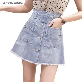 Black Streetwear Vintage Denim Shorts Skirts Womens 2020 Casual High Waist Loose Summer A-Line Jeans Short Skirts Femme
Black Streetwear Vintage Denim Shorts Skirts Womens 2020 Casual High Waist Loose Summer A-Line Jeans Short Skirts Femme