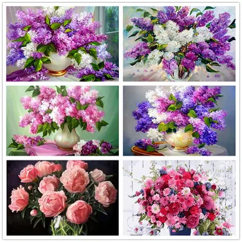 5D DIY Diamond Flower Vase Arrangement Cross Stitch Paeonia Lactiflora Embroidery Mosaic Diamond Wisteria Flowers Home Decor 
5D DIY Diamond Flower Vase Arrangement Cross Stitch Paeonia Lactiflora Embroidery Mosaic Diamond Wisteria Flowers Home Decor