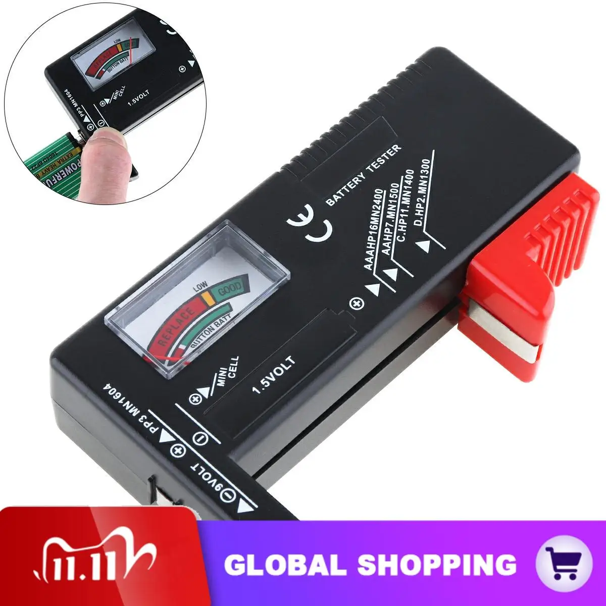 BT-168 Mini Poin-ter Portable Battery Capacity Tester for Used To Check The Output Voltage of The Battery
BT-168 Mini Poin-ter Portable Battery Capacity Tester for Used To Check The Output Voltage of The Battery