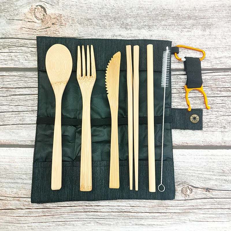 2020 6pcs cutlery set Eco friendly Knife Fork Spoon dinnerware set bamboo Flatware set 100%Biodegradable Kitchen Tableware
2020 6pcs cutlery set Eco friendly Knife Fork Spoon dinnerware set bamboo Flatware set 100%Biodegradable Kitchen Tableware