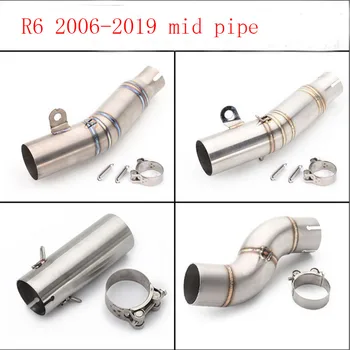 Slip On For R6 1998 - 2005 YZF-R6 2006 - 2019 Motorcycle Exhaust Modified Connection Middle Link Pipe Mid Tube 51mm 60mm
Slip On For R6 1998 - 2005 YZF-R6 2006 - 2019 Motorcycle Exhaust Modified Connection Middle Link Pipe Mid Tube 51mm 60mm