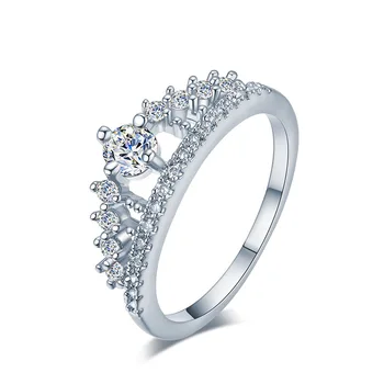 Fashion Crown Crystal Ring High-end Atmosphere Ladies Ring Exquisite Romantic Gift
Fashion Crown Crystal Ring High-end Atmosphere Ladies Ring Exquisite Romantic Gift