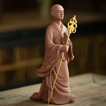 The new purple sand ceramic Buddha Zen ornaments figurine home decoration accessories 
The new purple sand ceramic Buddha Zen ornaments figurine home decoration accessories