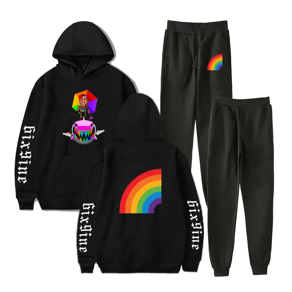 Коллекция 2020 года худи Rapper 6ix9ine спортивный пуловер толстовки GOOBA повседневные