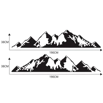 New Arrival High Quality 2pcs Black Snow Mountain Decal Vinyl Sticker For Off Road Camper Van Motorhome
New Arrival High Quality 2pcs Black Snow Mountain Decal Vinyl Sticker For Off Road Camper Van Motorhome