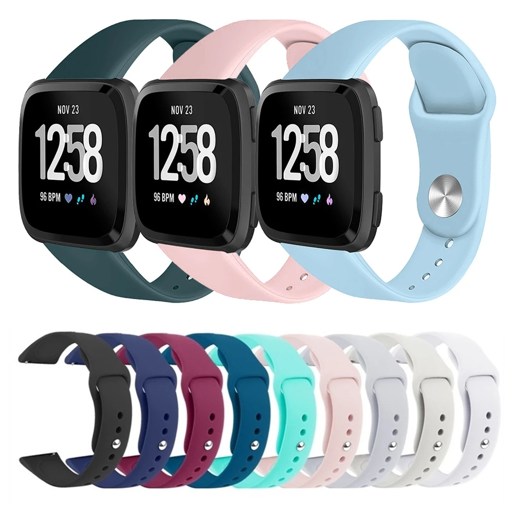 Silicone Wrist Strap For Fitbit Versa 2 Sport Bracelet For Fitbit Versa Lite Waterproof Soft Band Smartwatch Accessories Fashion
Silicone Wrist Strap For Fitbit Versa 2 Sport Bracelet For Fitbit Versa Lite Waterproof Soft Band Smartwatch Accessories Fashion