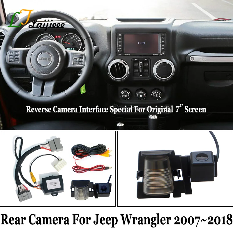 Комплект обратной камеры для Jeep Wrangler JK 2007 ~ 2018 / HD камера заднего вида, совместимая с OEM экраном, не требует программирования
Комплект обратной камеры для Jeep Wrangler JK 2007 ~ 2018 / HD камера заднего вида, совместимая с OEM экраном, не требует программирования