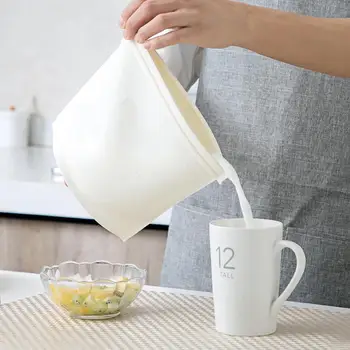 Large Reusable Food Material Silicone Storage Bag Sealed Preservation Storage Ziplock Container for Soybean Milk Grain Dispenser
Large Reusable Food Material Silicone Storage Bag Sealed Preservation Storage Ziplock Container for Soybean Milk Grain Dispenser