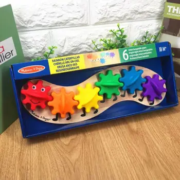 Wooden Rotating Gear Caterpillar Game Children Kids Color Recognition Enlightenment Early Learning Educational Toys
Wooden Rotating Gear Caterpillar Game Children Kids Color Recognition Enlightenment Early Learning Educational Toys