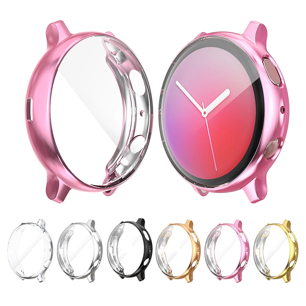Screen Protective Case for Samsung Galaxy Watch Active2 40mm 44mm Soft Plating Silicone Full Cover Protector Active 2 R830 R820
Screen Protective Case for Samsung Galaxy Watch Active2 40mm 44mm Soft Plating Silicone Full Cover Protector Active 2 R830 R820