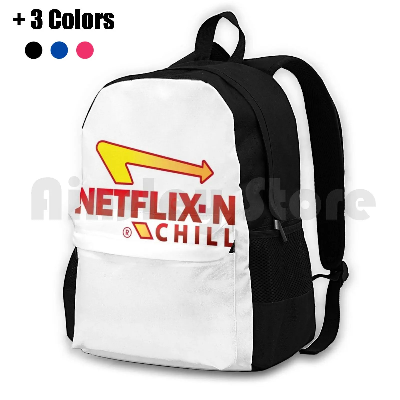 Рюкзак Netflix N' Chill для активного отдыха, походов, альпинизма, спортивная сумка для катания на открытом воздухе, фильмы Netflix, популярные новые модные женские и мужские
Рюкзак Netflix N' Chill для активного отдыха, походов, альпинизма, спортивная сумка для катания на открытом воздухе, фильмы Netflix, популярные новые модные женские и мужские