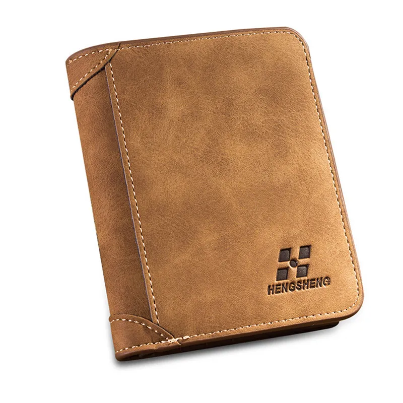 HENGSHENG HOT High Quality Men Wallets Vintage PU Nubuck Skin Short Purse Luxury Famous Brand Men's Three Folds Wallet For Man
HENGSHENG HOT High Quality Men Wallets Vintage PU Nubuck Skin Short Purse Luxury Famous Brand Men's Three Folds Wallet For Man