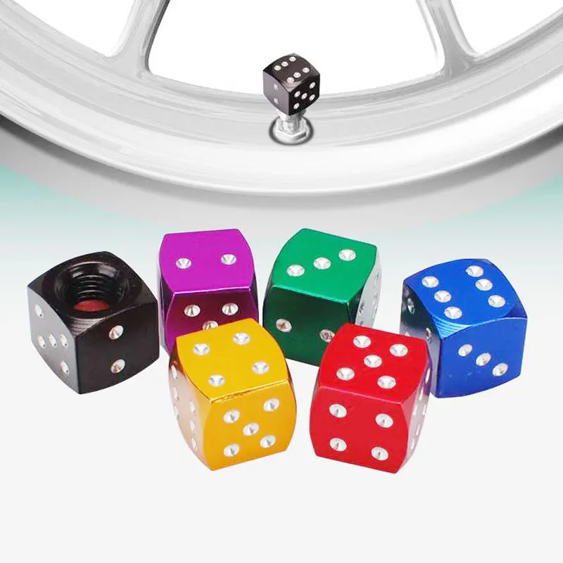 4Pcs Aluminum Alloy Car-styling AUTO Dice Dust Valve Caps Car Motorcycles Electric Cars Tire Valve Dust Cap
4Pcs Aluminum Alloy Car-styling AUTO Dice Dust Valve Caps Car Motorcycles Electric Cars Tire Valve Dust Cap