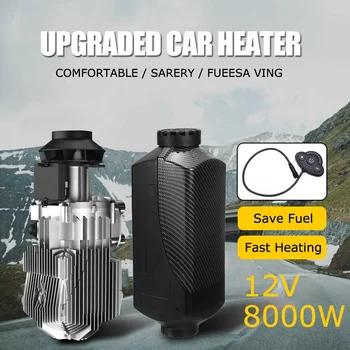 HCalory 12V 8kw manual push button switch split machine with silencer +10L fuel tank + plush yellow bellows parking heater
HCalory 12V 8kw manual push button switch split machine with silencer +10L fuel tank + plush yellow bellows parking heater