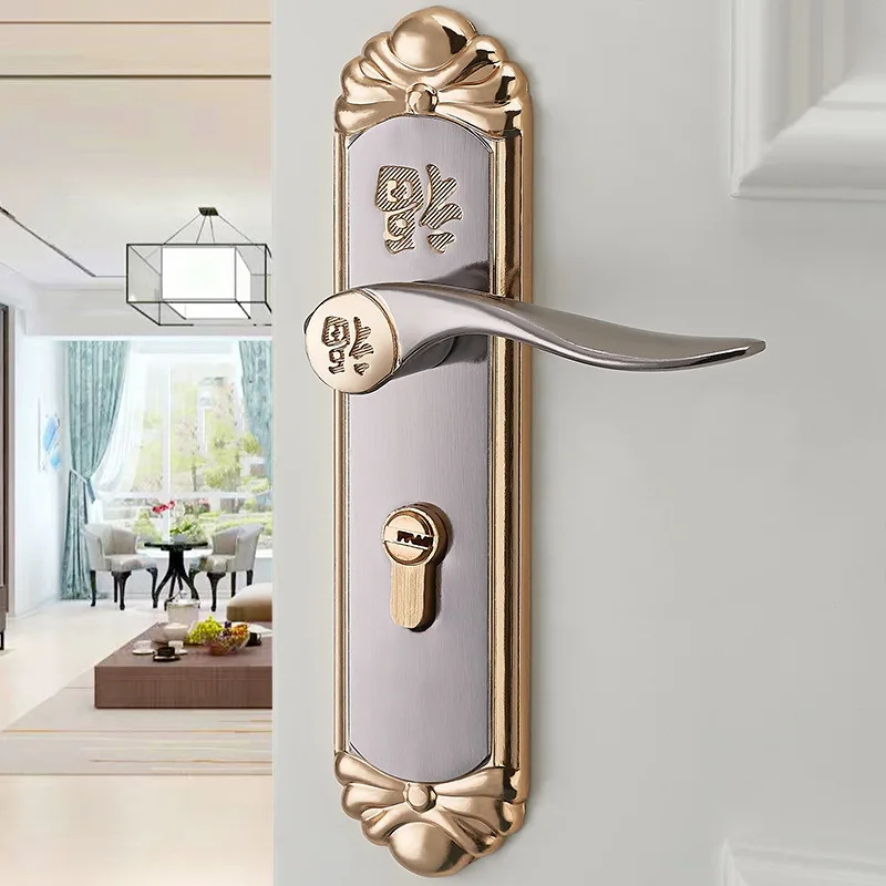 Door Lock European Style Door Lock Double Tongue Indoor Bedroom Door Lock Wooden Doors Handle Lock Toilet Handle Lock
Door Lock European Style Door Lock Double Tongue Indoor Bedroom Door Lock Wooden Doors Handle Lock Toilet Handle Lock