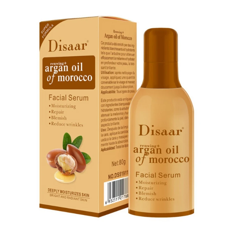 Argan Essential Oil Firming Skin Smooth Fine Lines Anti-Wrinkle Anti-Aging Face Serum Natural Moisturizing Serum
Argan Essential Oil Firming Skin Smooth Fine Lines Anti-Wrinkle Anti-Aging Face Serum Natural Moisturizing Serum