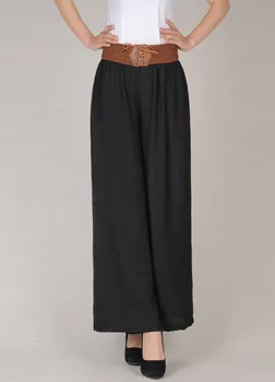 2019 Women Cotton Linen Wide Leg Pants Summer Elastic Waist Casual Pants Soft Solid Loose Trouser
2019 Women Cotton Linen Wide Leg Pants Summer Elastic Waist Casual Pants Soft Solid Loose Trouser