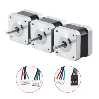 Stepper Motor Nema 17 4-lead Motor 17HD34008-22B 40mm Motor For DIY 3D Printer CNC XYZ 1m Cable Wire 
Stepper Motor Nema 17 4-lead Motor 17HD34008-22B 40mm Motor For DIY 3D Printer CNC XYZ 1m Cable Wire