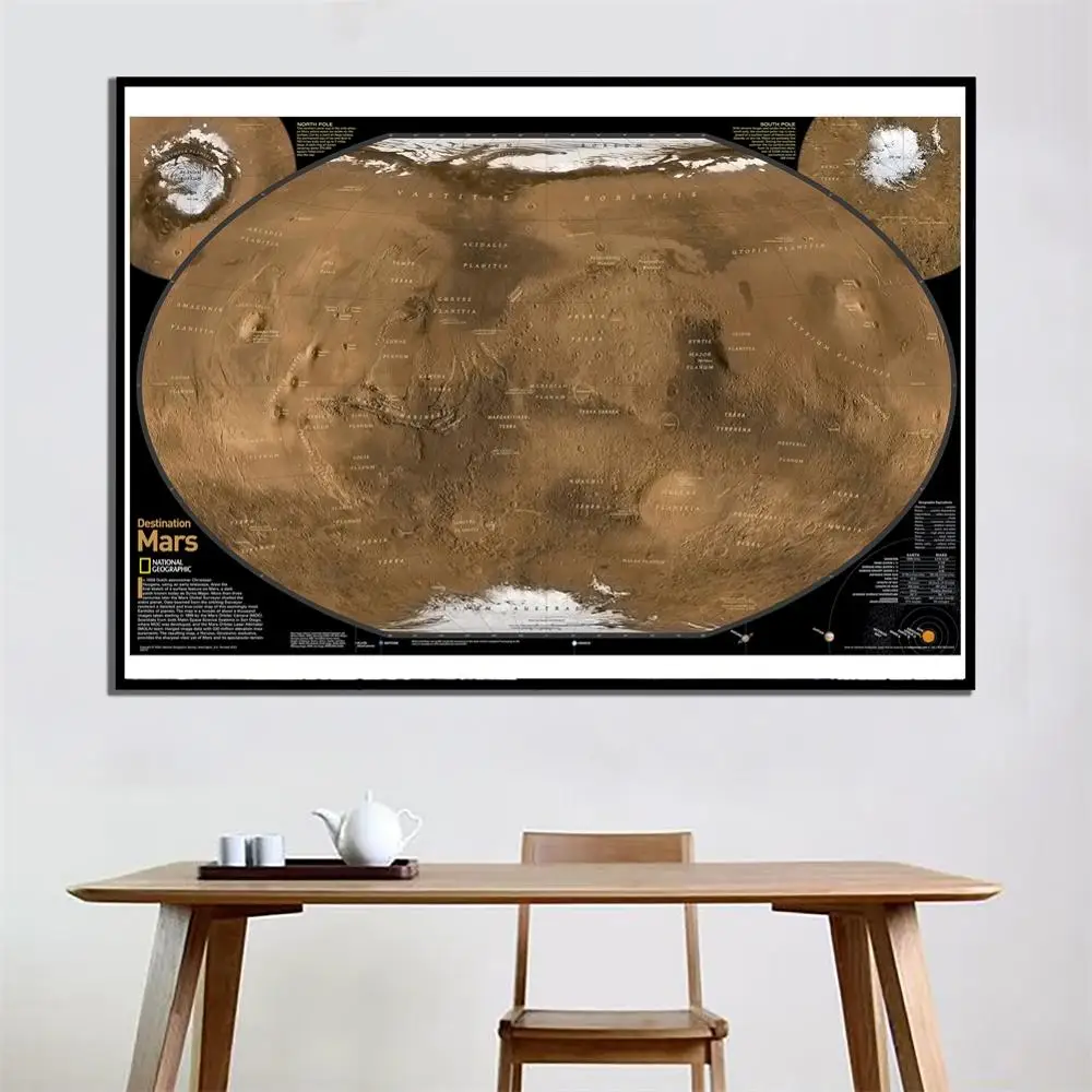 The Mars Surface HD Satellite Map Creative Living Room Wall Decor Map Fine Canvas Painting For Home Decor Crafts
The Mars Surface HD Satellite Map Creative Living Room Wall Decor Map Fine Canvas Painting For Home Decor Crafts