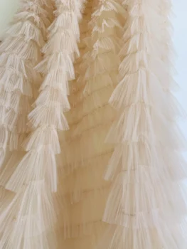5 yards 3D nude beige frilled fabric for tutu dress,ruffle Fabric for cake dress, Photography Prop Backdrop, Wedding tablecloth
5 yards 3D nude beige frilled fabric for tutu dress,ruffle Fabric for cake dress, Photography Prop Backdrop, Wedding tablecloth